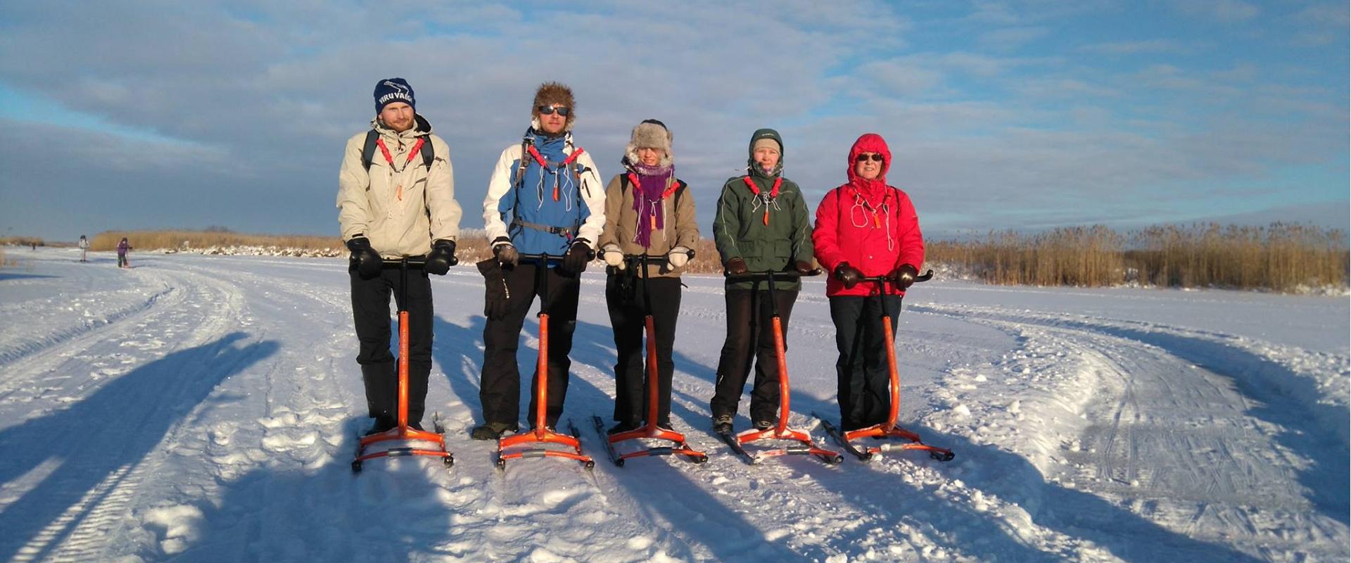 Potkukelkkaretket Autiolle Saarelle