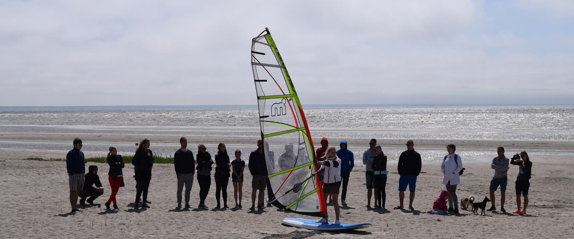 Windsurfschulung des Pärnuer Surfzentrums in Pärnu und an anderen Orten Estlands