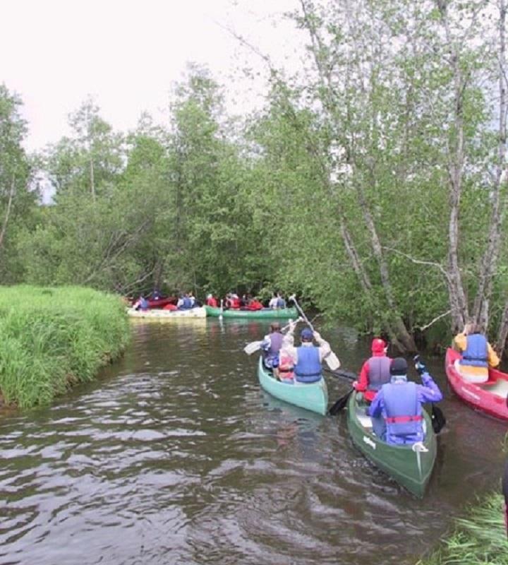 Canoe trip on River Elva