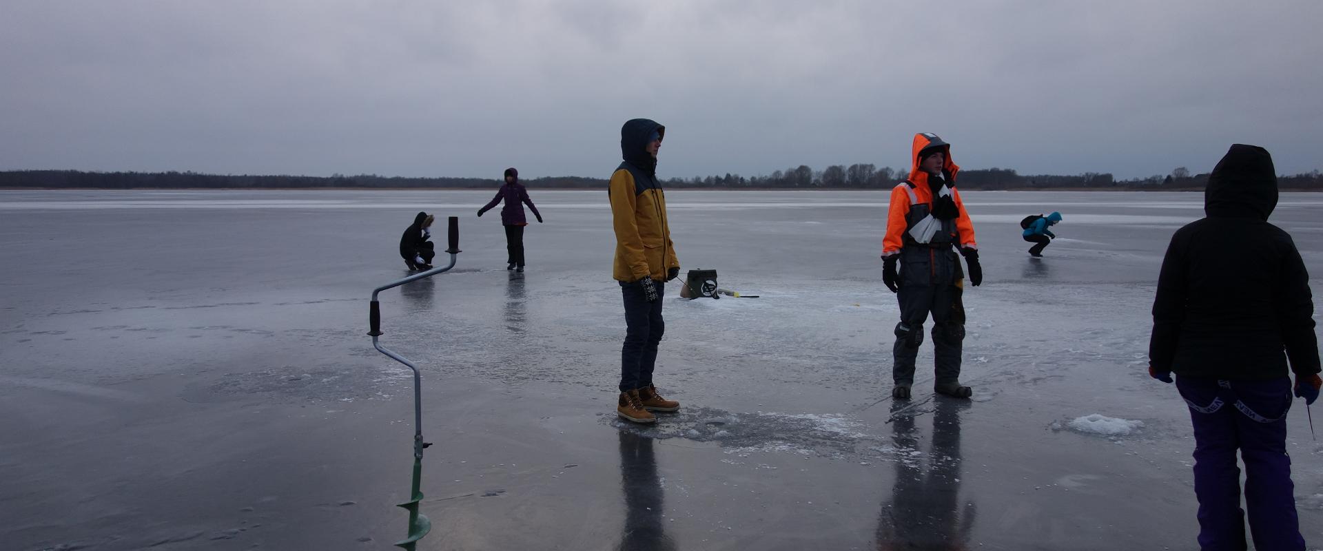 Ice fishing on Viitna lake (starts in Tallinn)