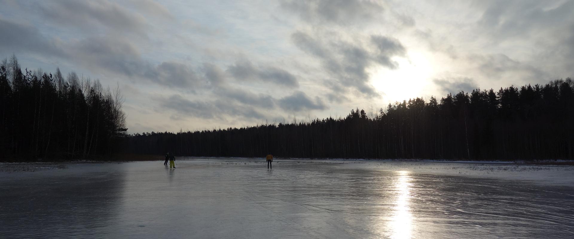 Ice fishing on Viitna lake (starts in Tallinn)