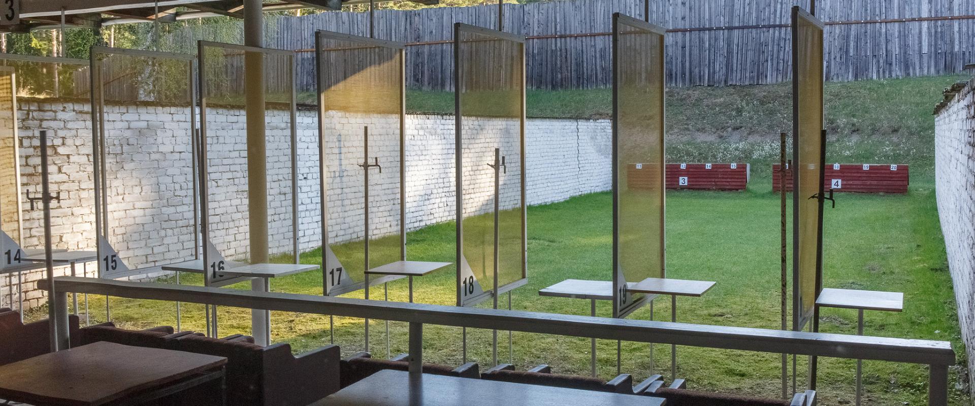 Shooting range at Tartu County Recreation Sports Centre