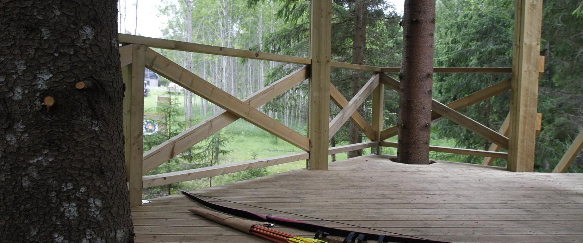 Vibulaskmine tornist Järve Talu aktiivpuhkekeskuses