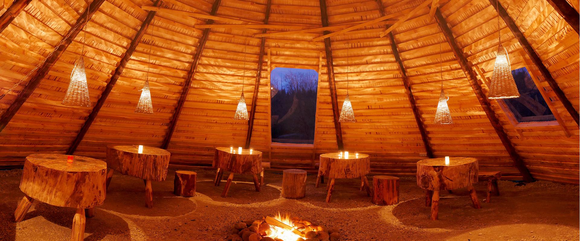 Lahemaa Hiking Centre teepee sauna