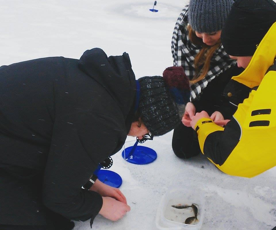 Ice fishing on Viitna lake (starts in Tallinn)