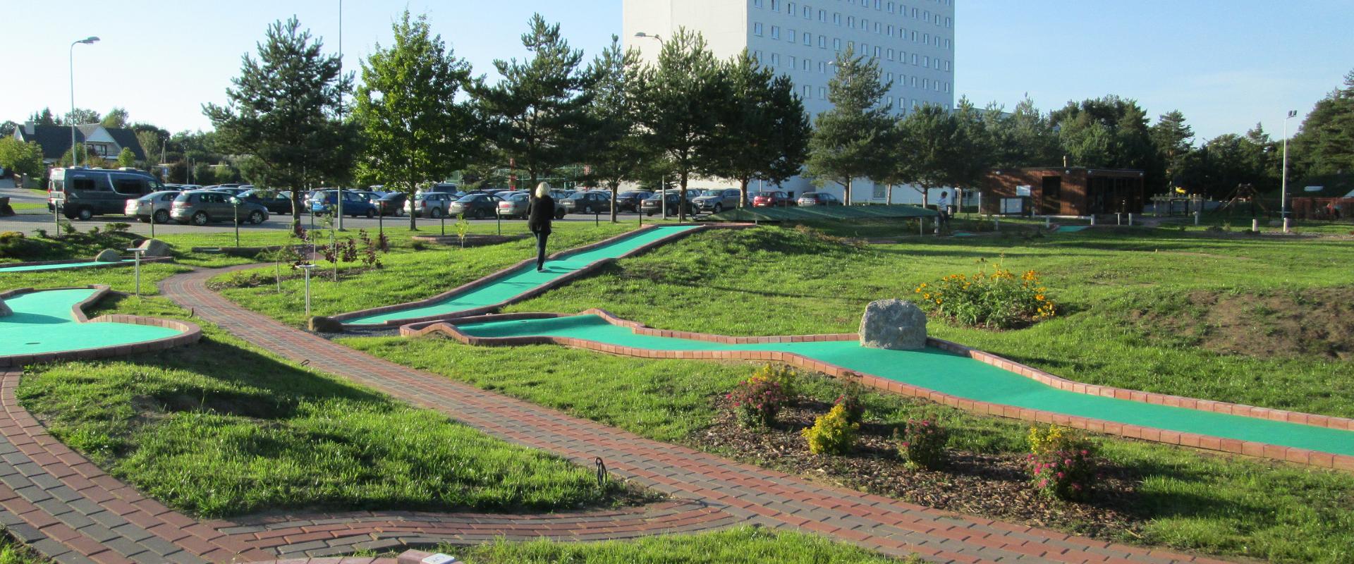 Minigolf centre at Toila SPA Hotel