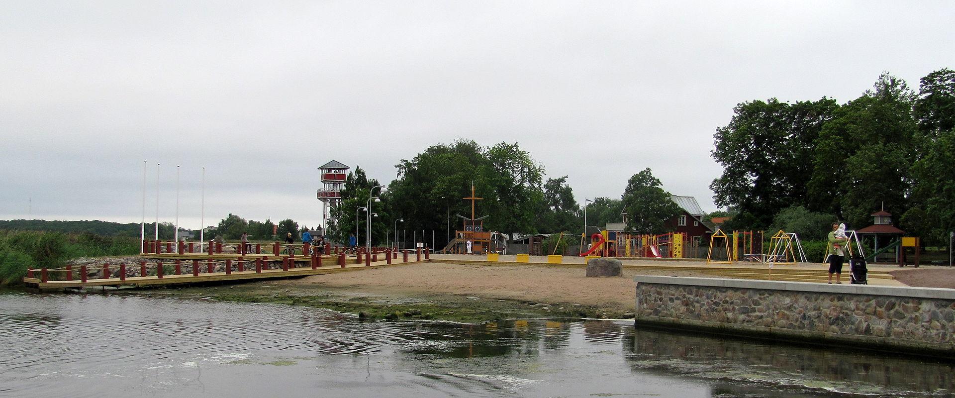 Afrika-Strand und Promenade in Haapsalu