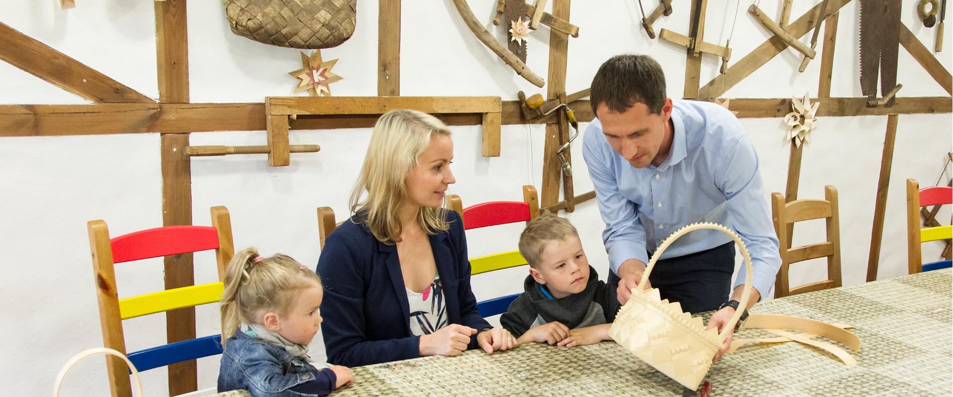 Wooden handicraft workshop "Talking trees" in Avinurme Wooden Handicrafts Centre