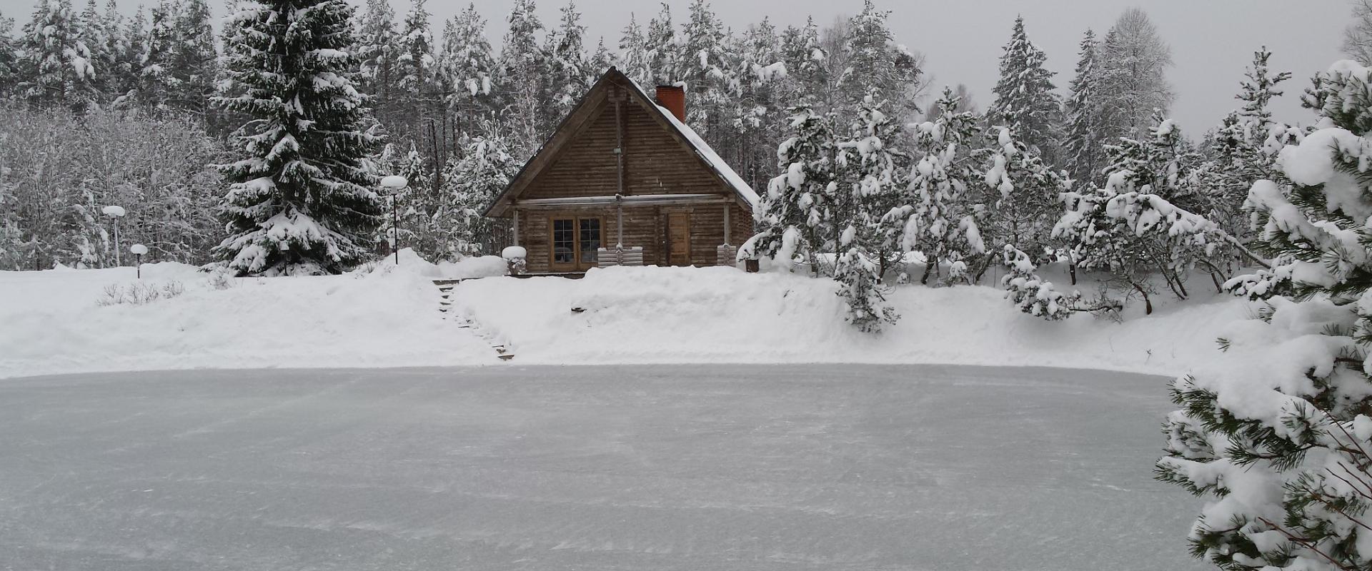 Ski and sauna session in Kõrvemaa