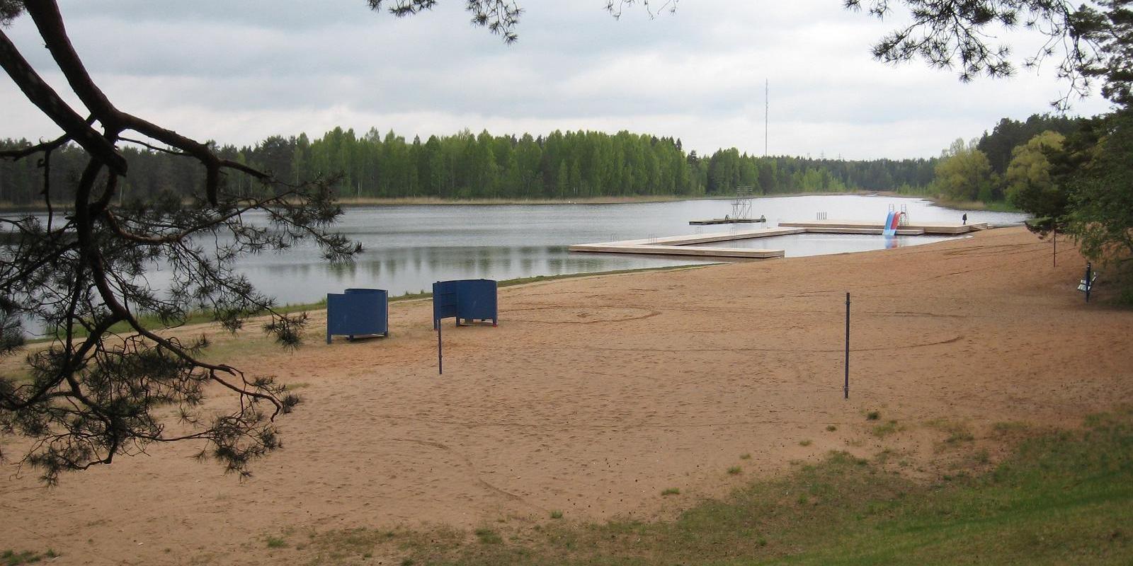 Lake Verevi beach