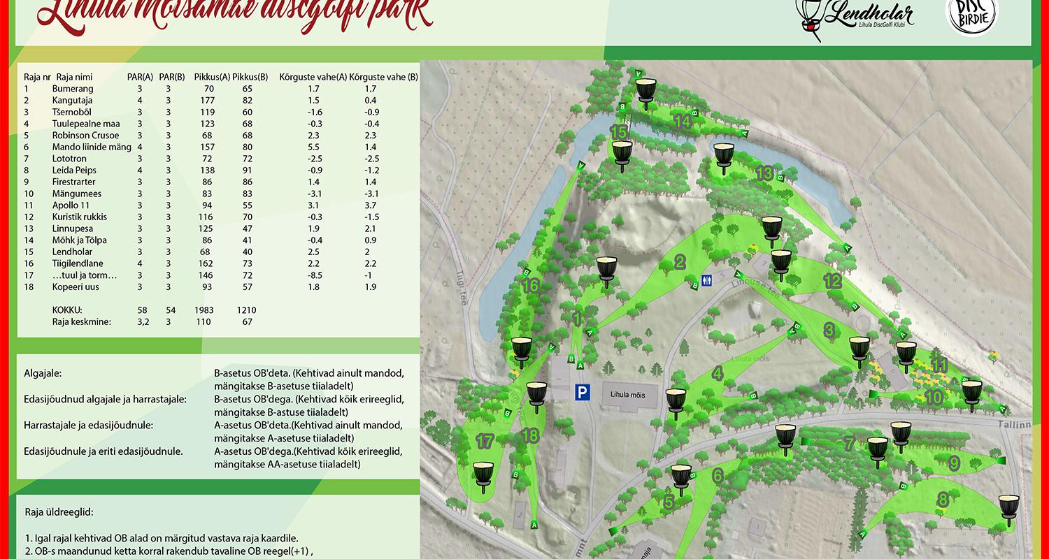 Lihula Mõisamäe disc-golfi park