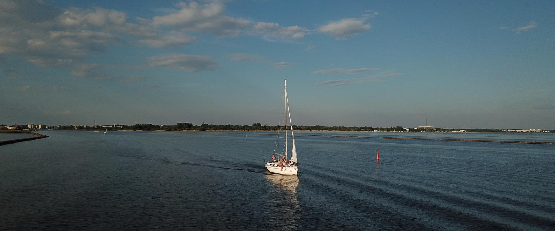 Segeln mit "Seikle Vabaks"  in der Bucht von Pärnu