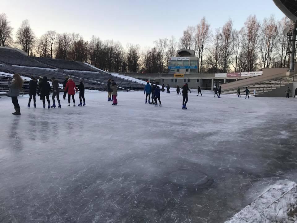 Skating rink in Tähtvere Park