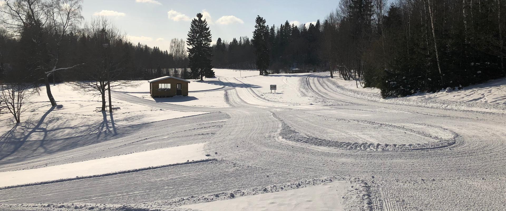 Ski tracks at Mõedaku Sports Centre