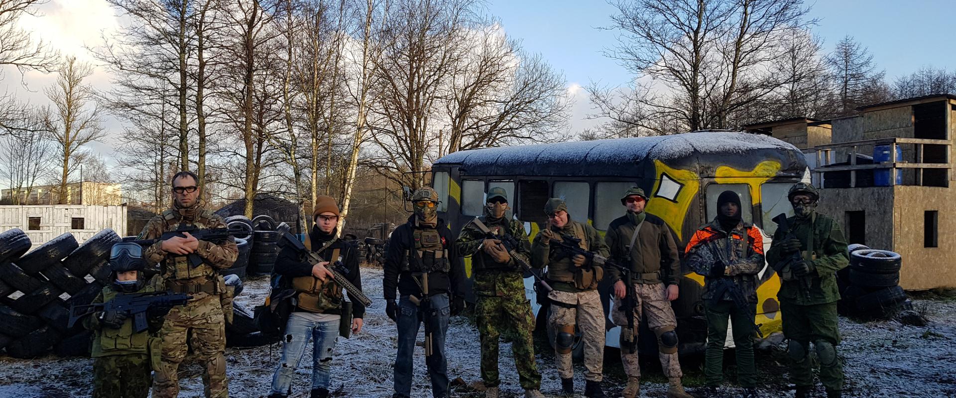 Paintball playground near Tallinn
