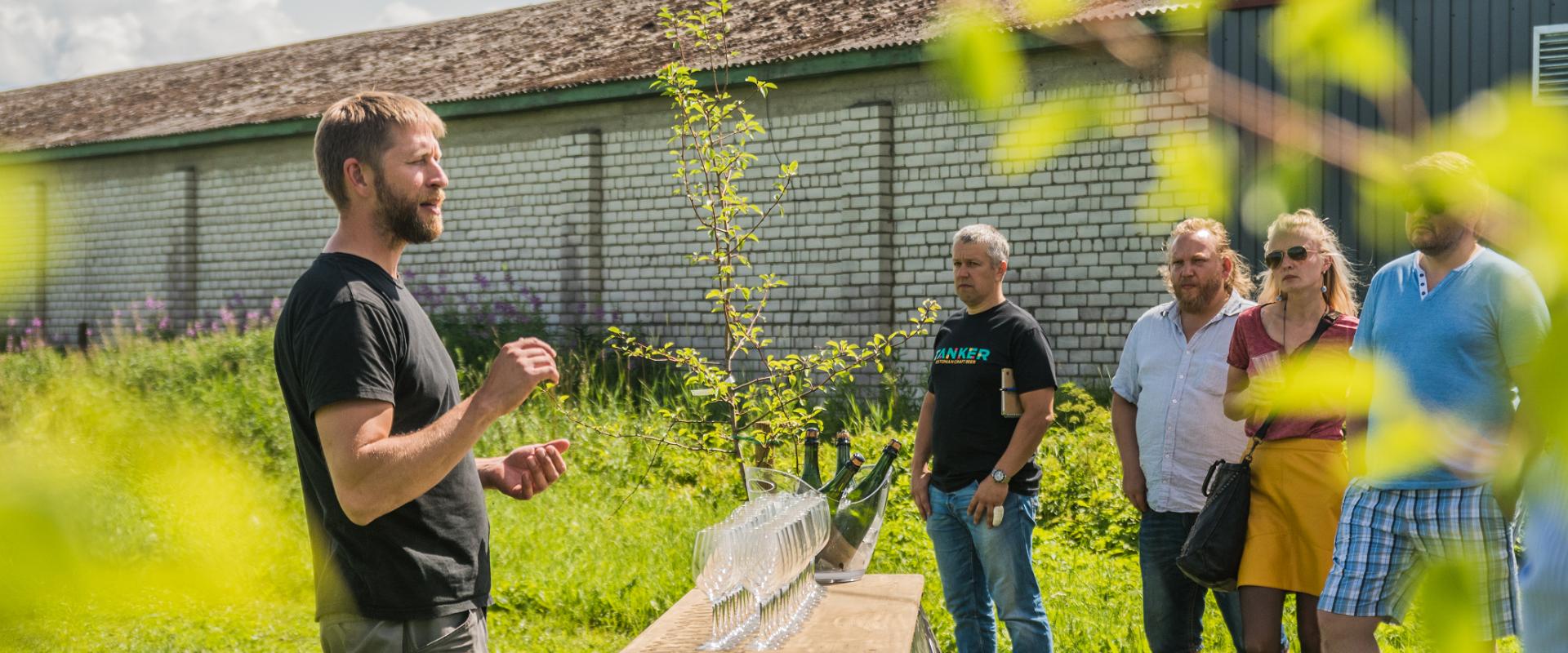 Besuch der Cidre-Fabrik Jaanihanso