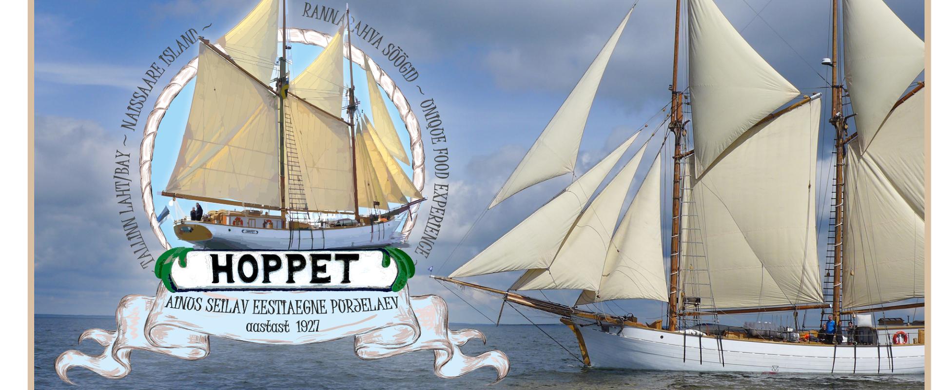Ajaloolised seiklused purjelaev Hoppet pardal