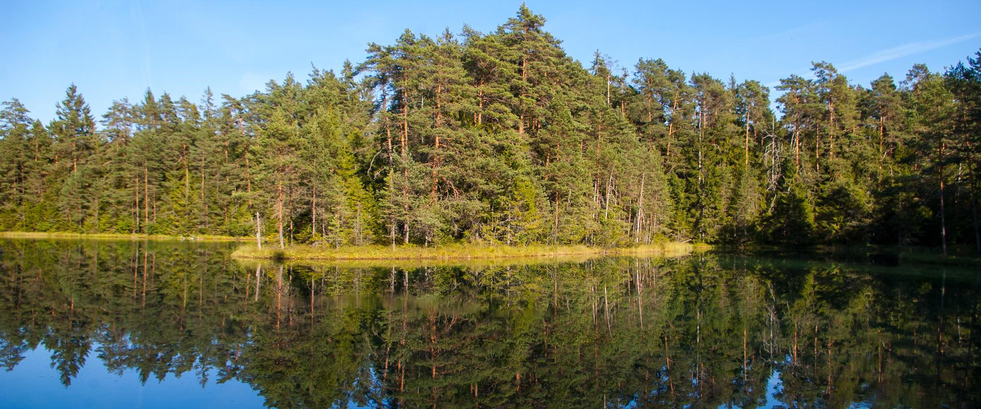 Die Erholungsgebiete der Seen von Äntu