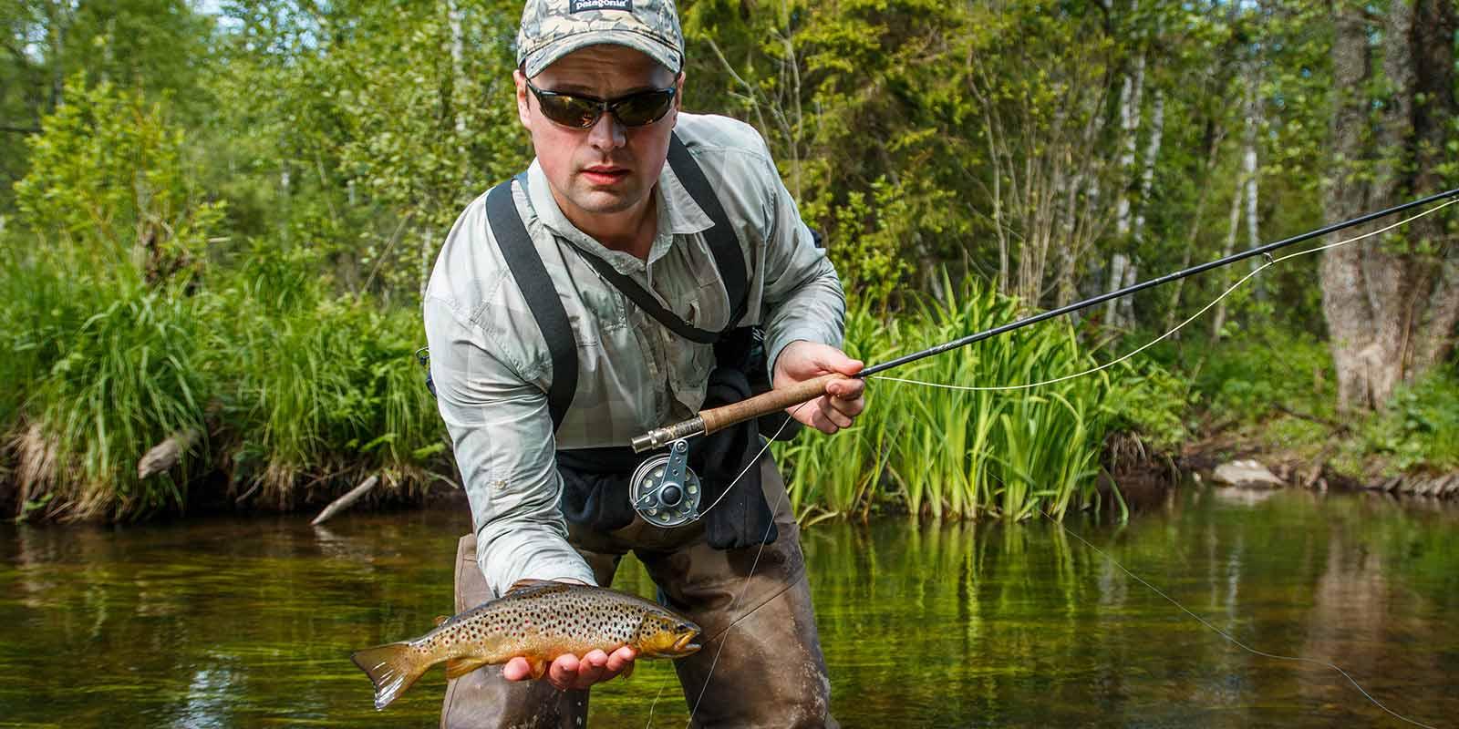 Fly fishing on the best trout rivers in Estonia