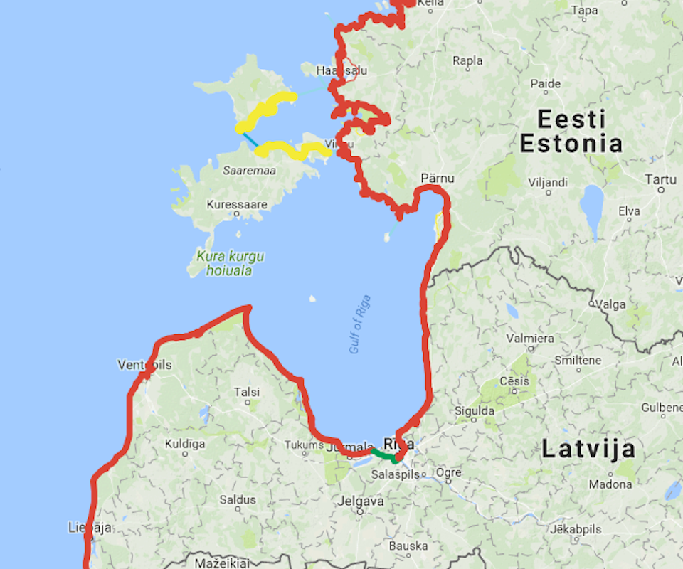 Baltic Coastal Hiking Route