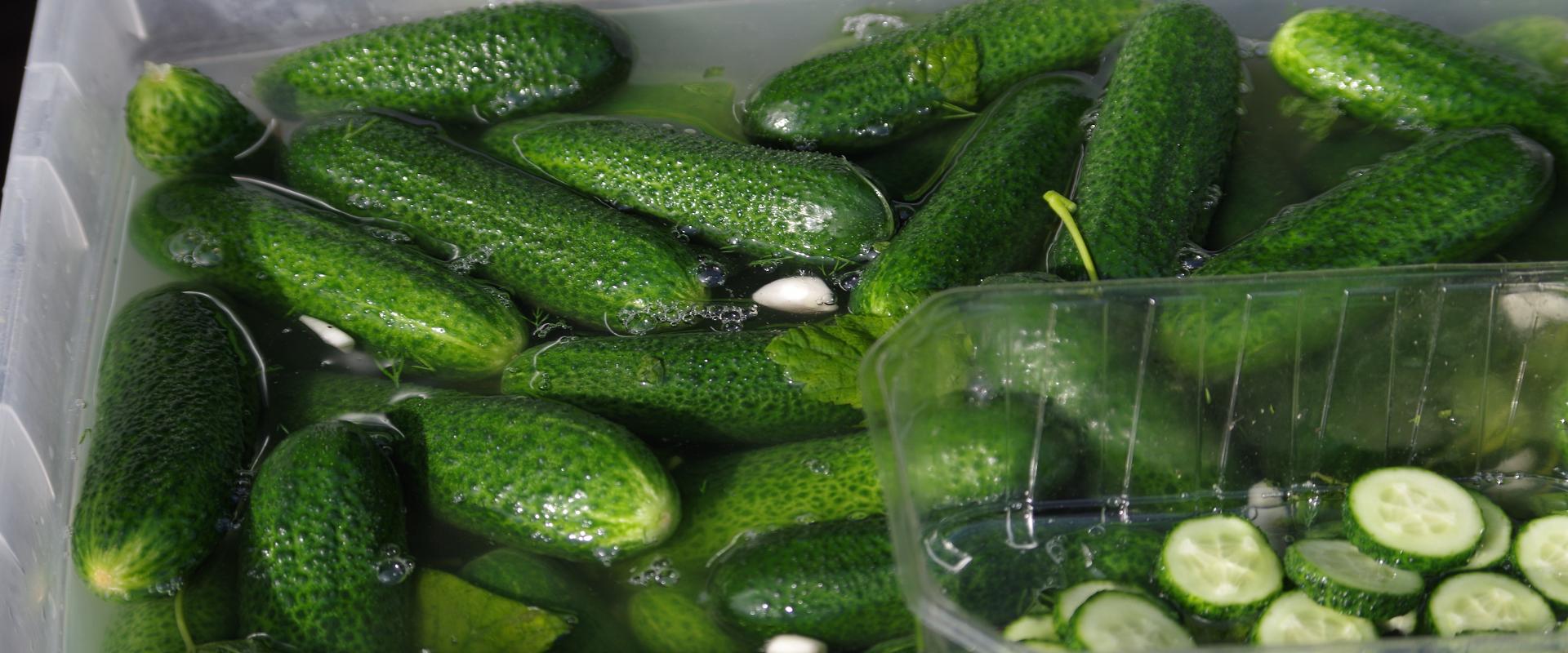 Tartu Market, fresh pickles