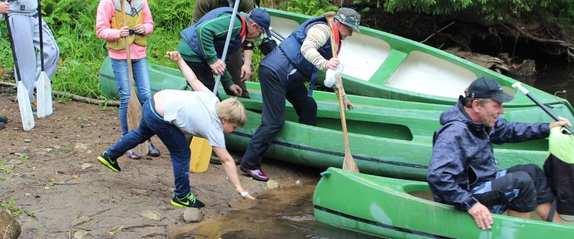 Canoe hikes at Linnumäe Nature Farm