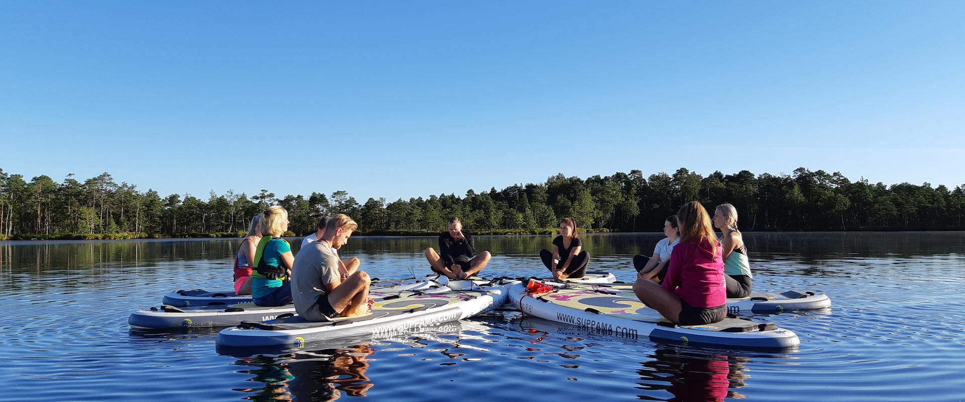 SUP-jooga Kakerdi järvel