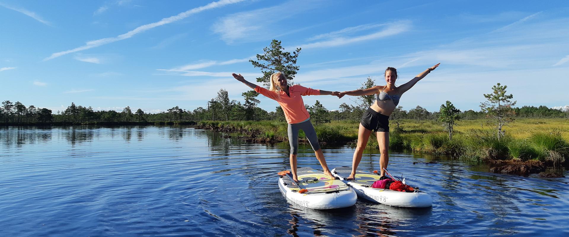 Virgutav varahommikune SUP-matk Kakerdaja rabas sobib kõigile