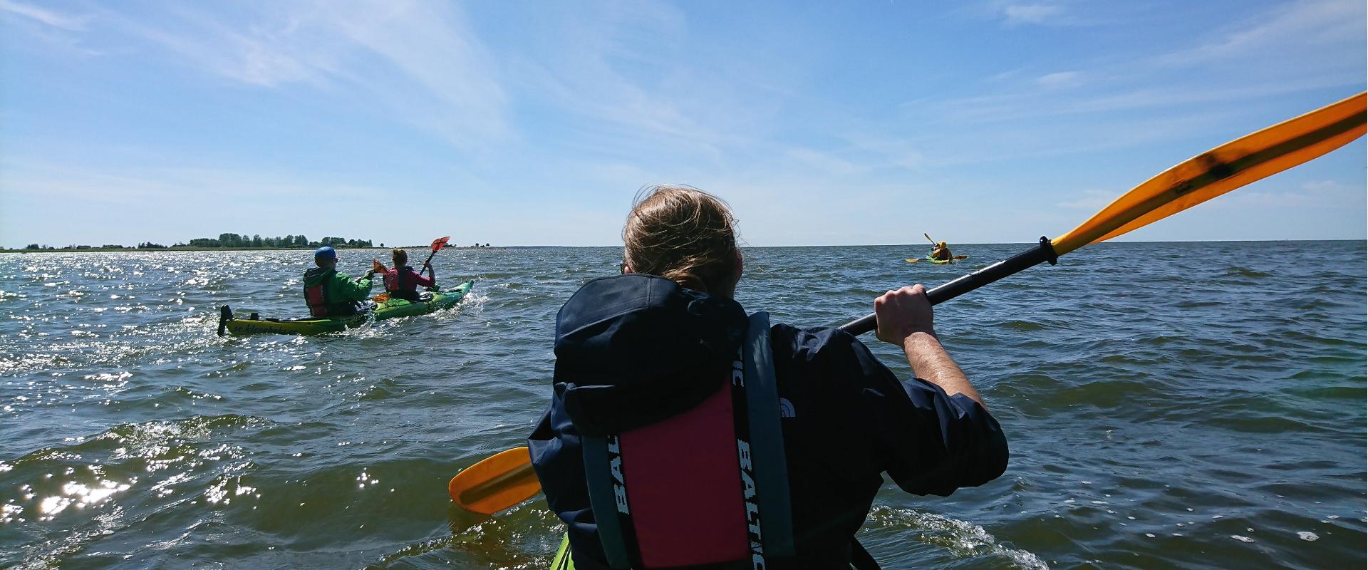 Seikle Vabaks Kajaktour auf die Insel Manija