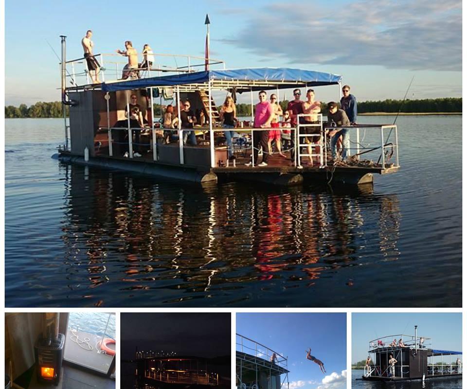 Lake Saadjärv Yacht Club: raft sauna, boat, and canoe rental