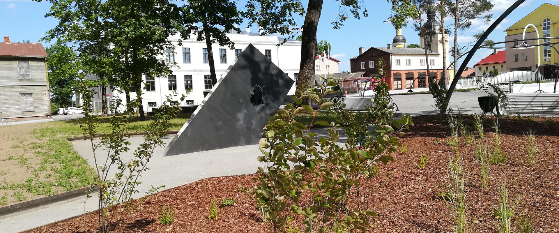 Das Denkmal für die bei der Katastrophe der Fähre „Estonia“ Umgekommenen