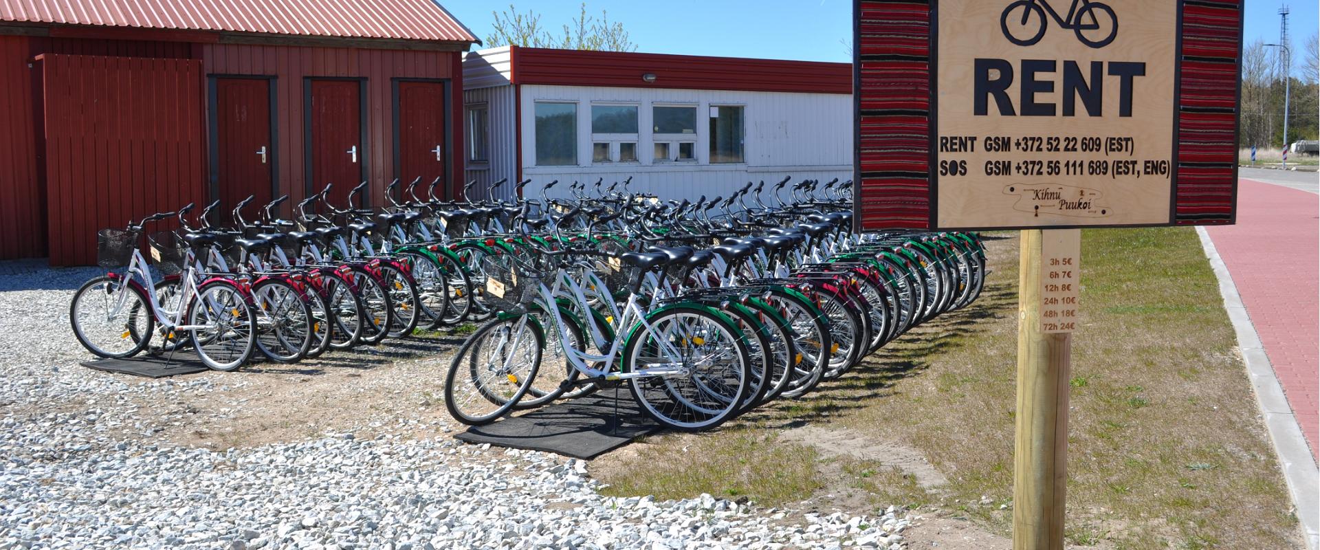 Bicycle rental in the Port of Kihnu