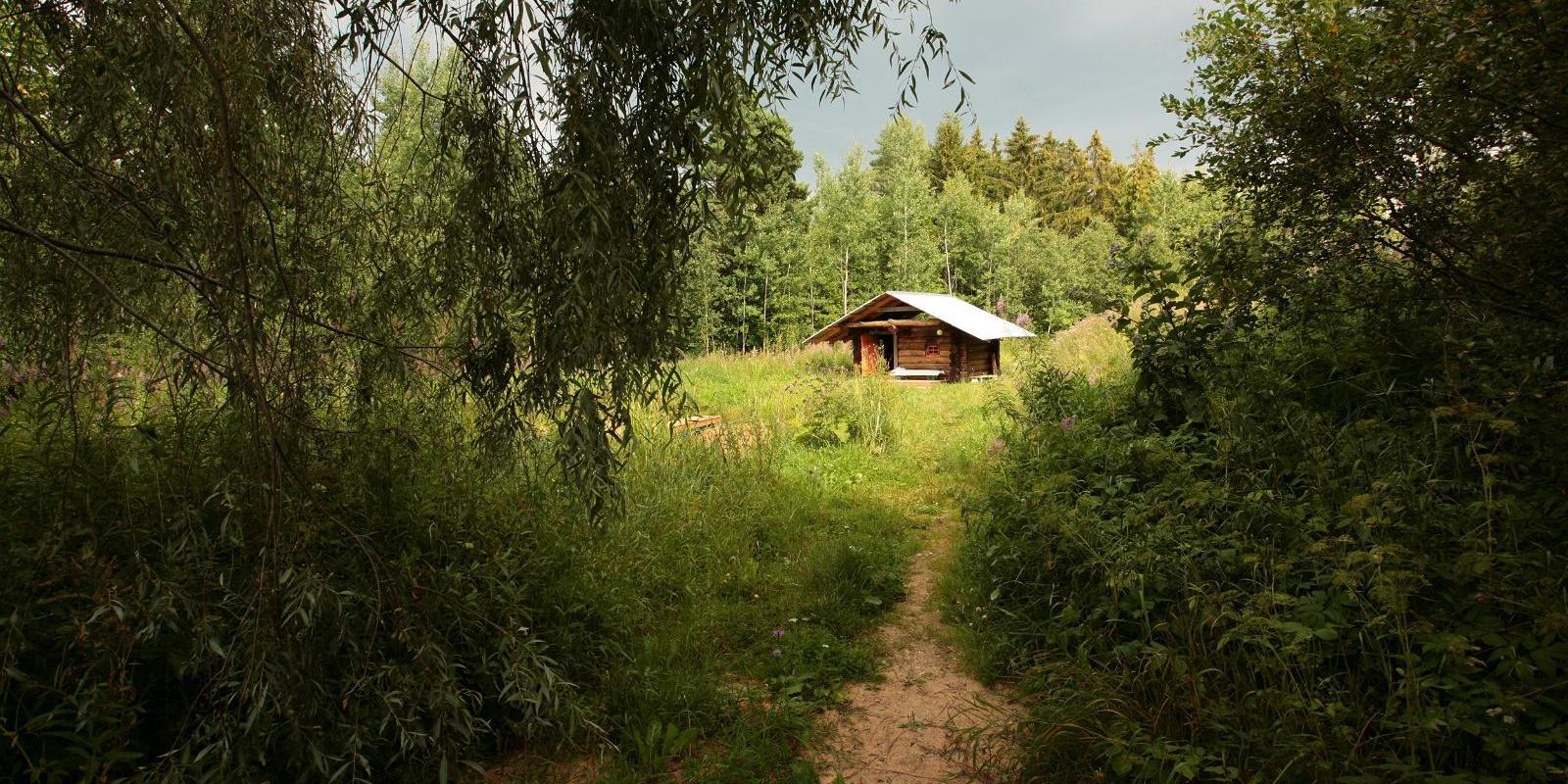 Rauchsauna in der Jantsu-Farm