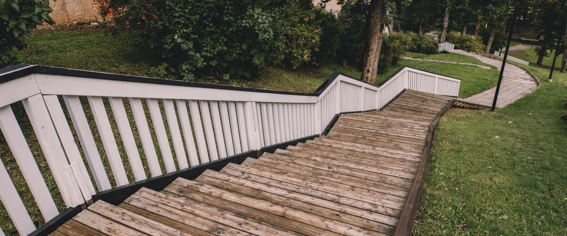 Trepimägi hill and stairs