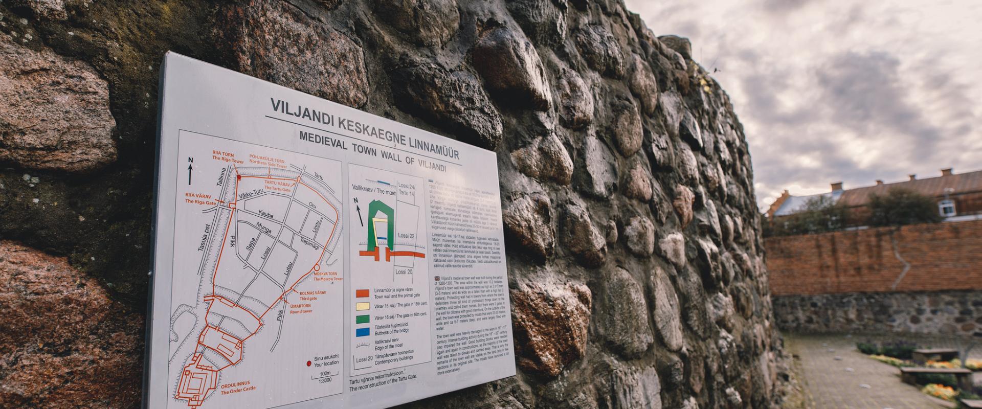 Viljandi medieval city wall