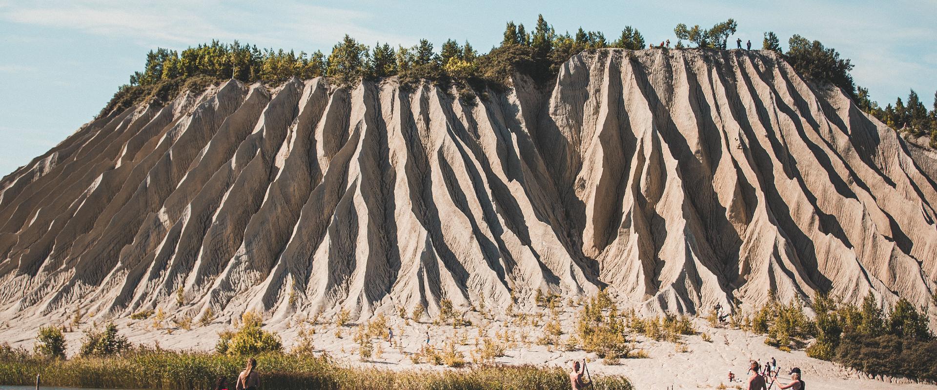 Canoe, raft and inflatable raft trips in Rummu quarry