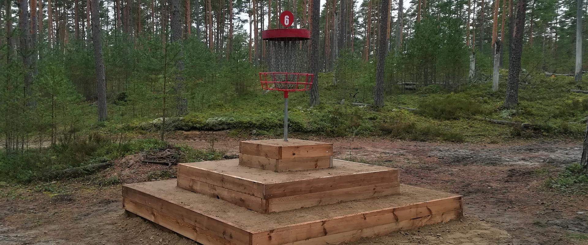 Disc golf at the Jõulumäe Sports and Recreation Centre