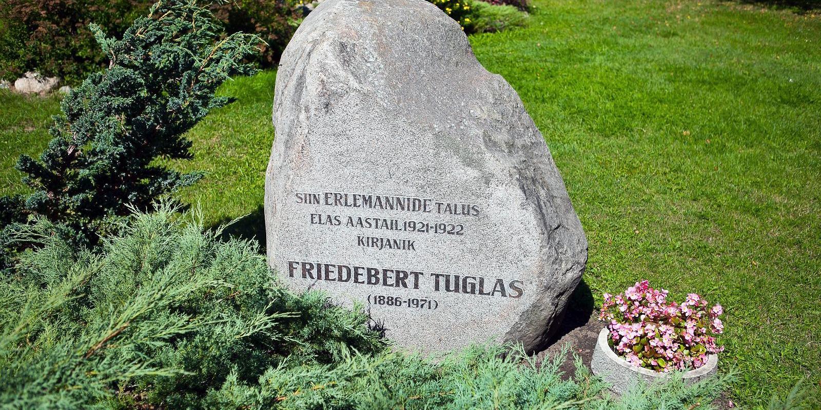 Mälestuskivi Friedebert Tuglasele Puigal