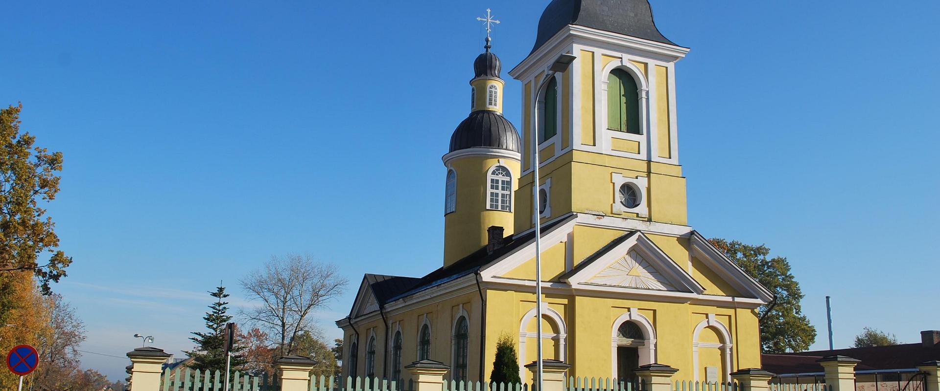 Võru Ekaterina kirik ja pühakirjapanoraam