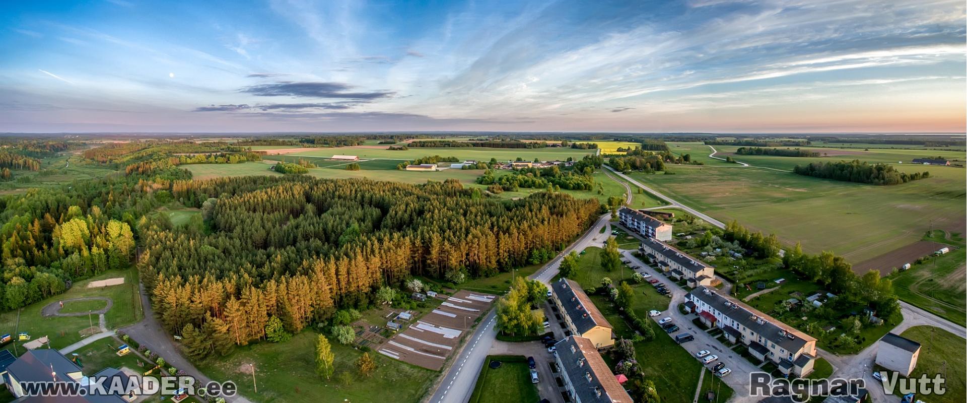 Bird’s eye view of the Annikoru Disc Golf Park, Terminal Oil Disc Golf Park powered by DiscSport