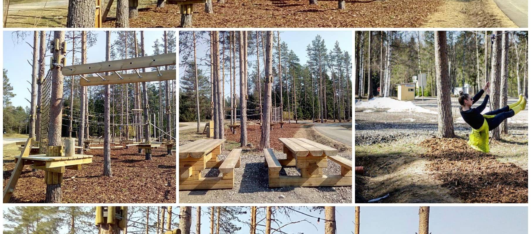 Niedriger Abenteuerpark in Kõrvemaa