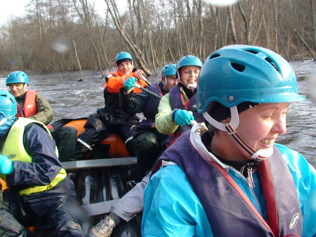 Rafting auf dem Jägala-Fluss