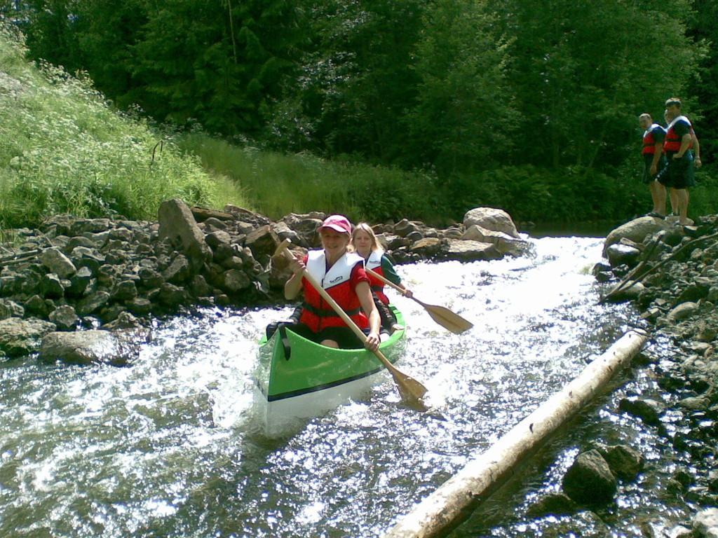 Canoeing on Ahja river!