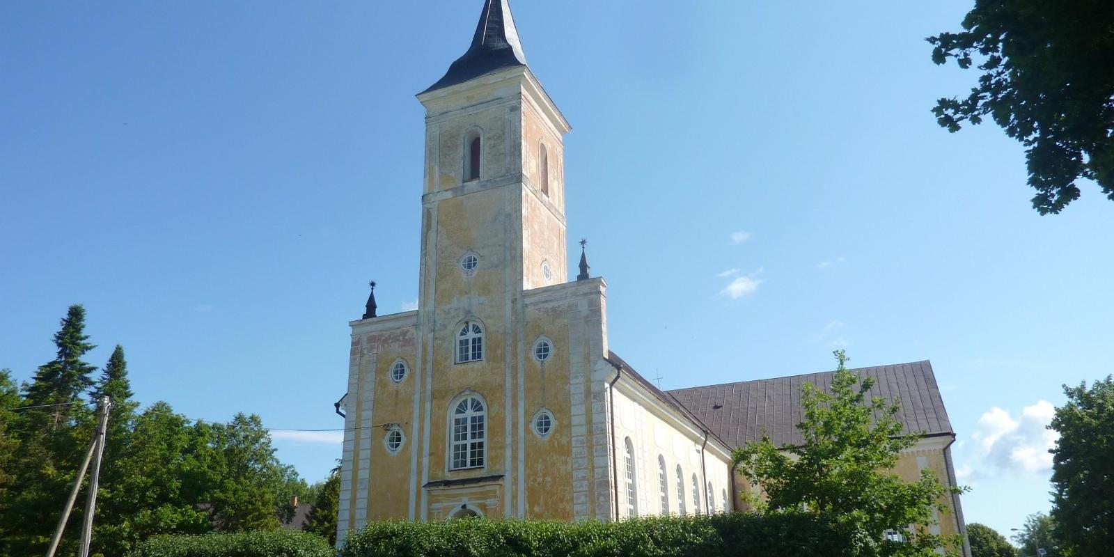 Die EELK Jakobskirche in Võnnu