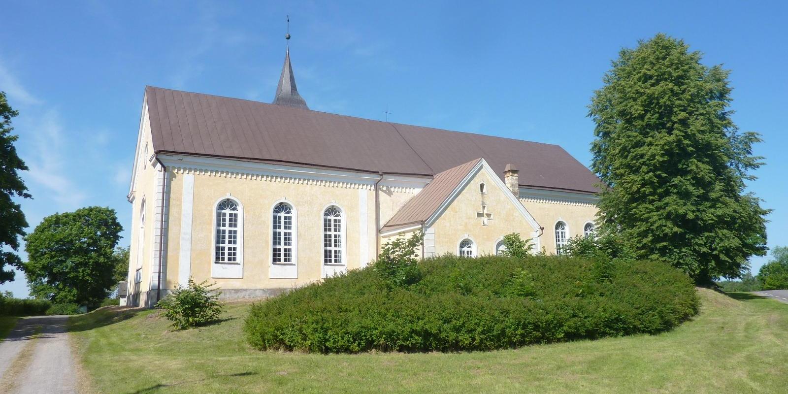 Die EELK Jakobskirche in Võnnu