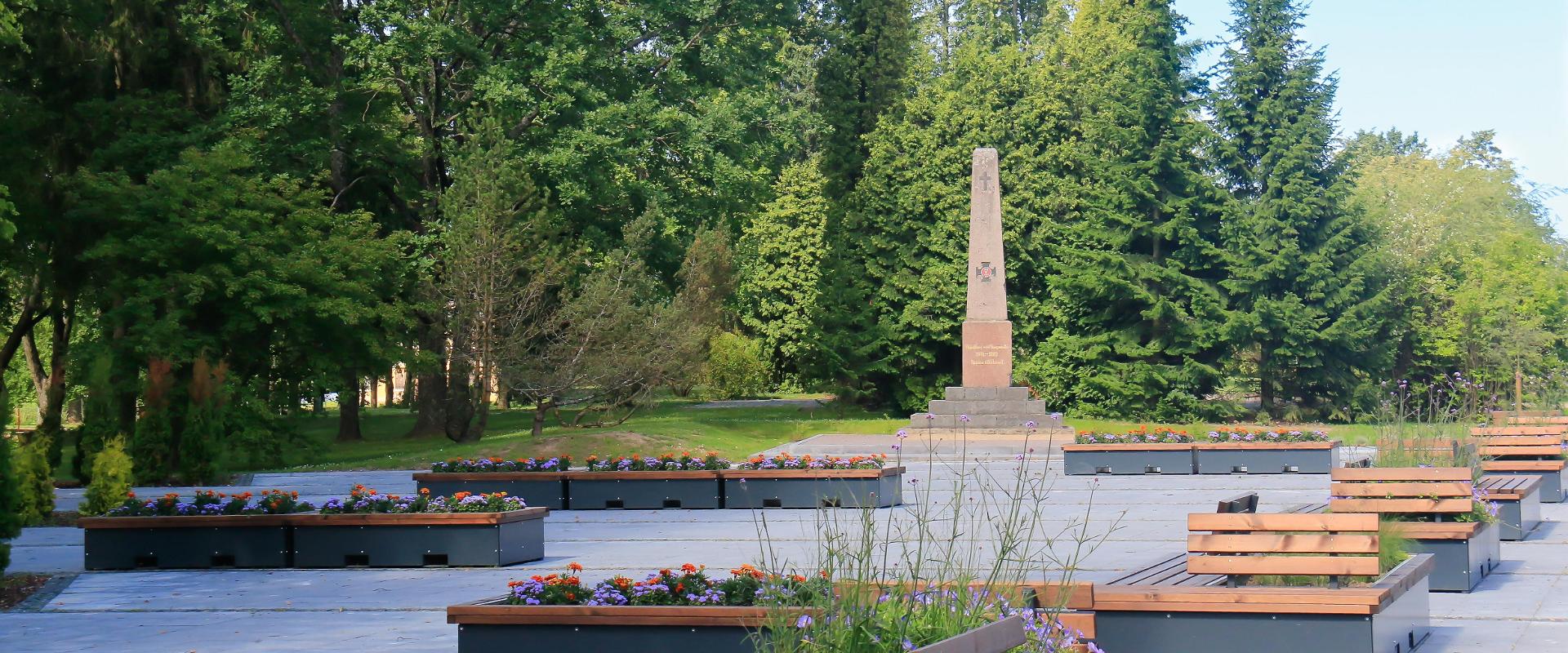 Monument Park (Ausamba park) in Räpina