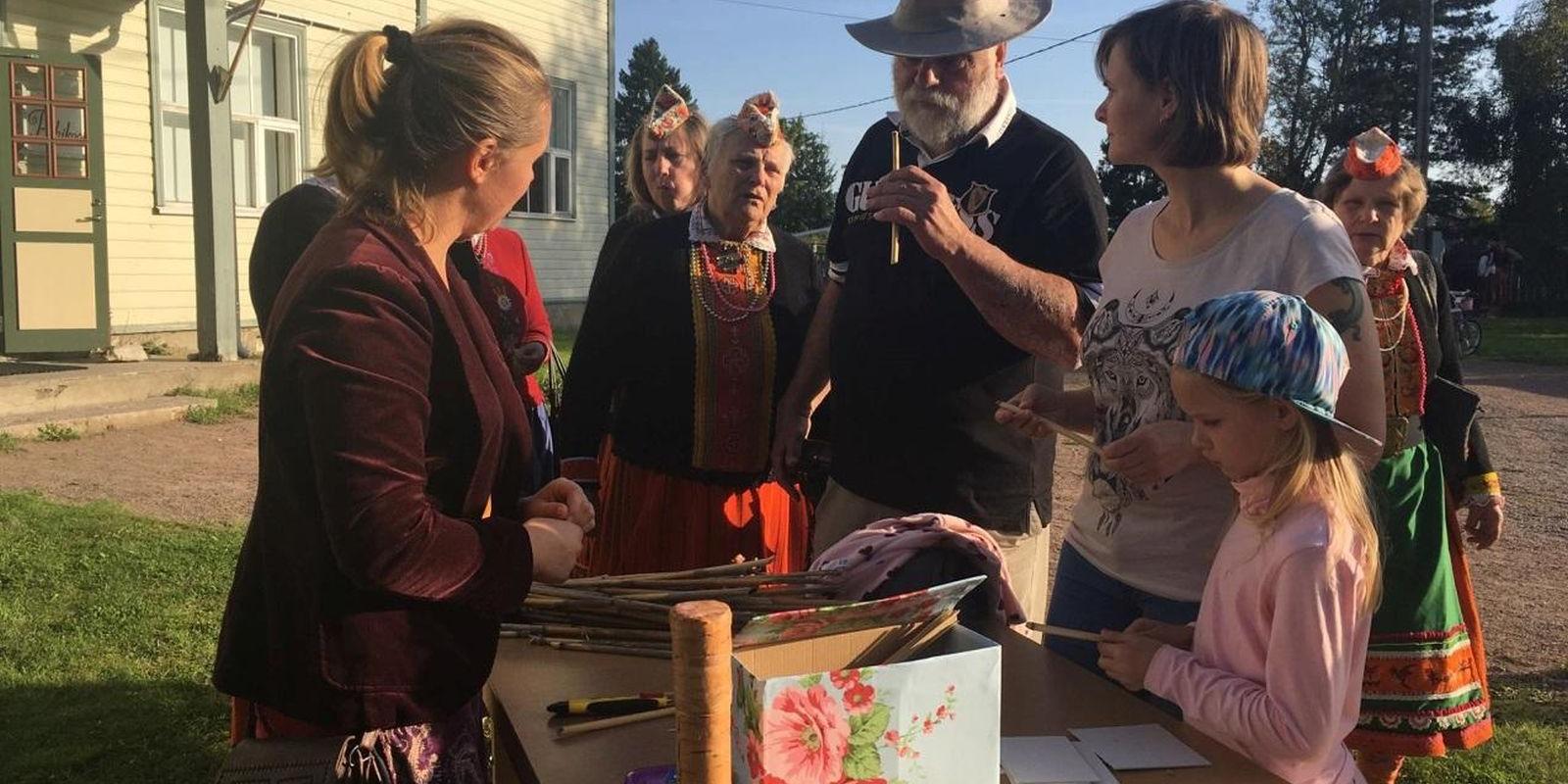 Reedpipe making workshop in the Estonian Traditional Music Centre in Viljandi