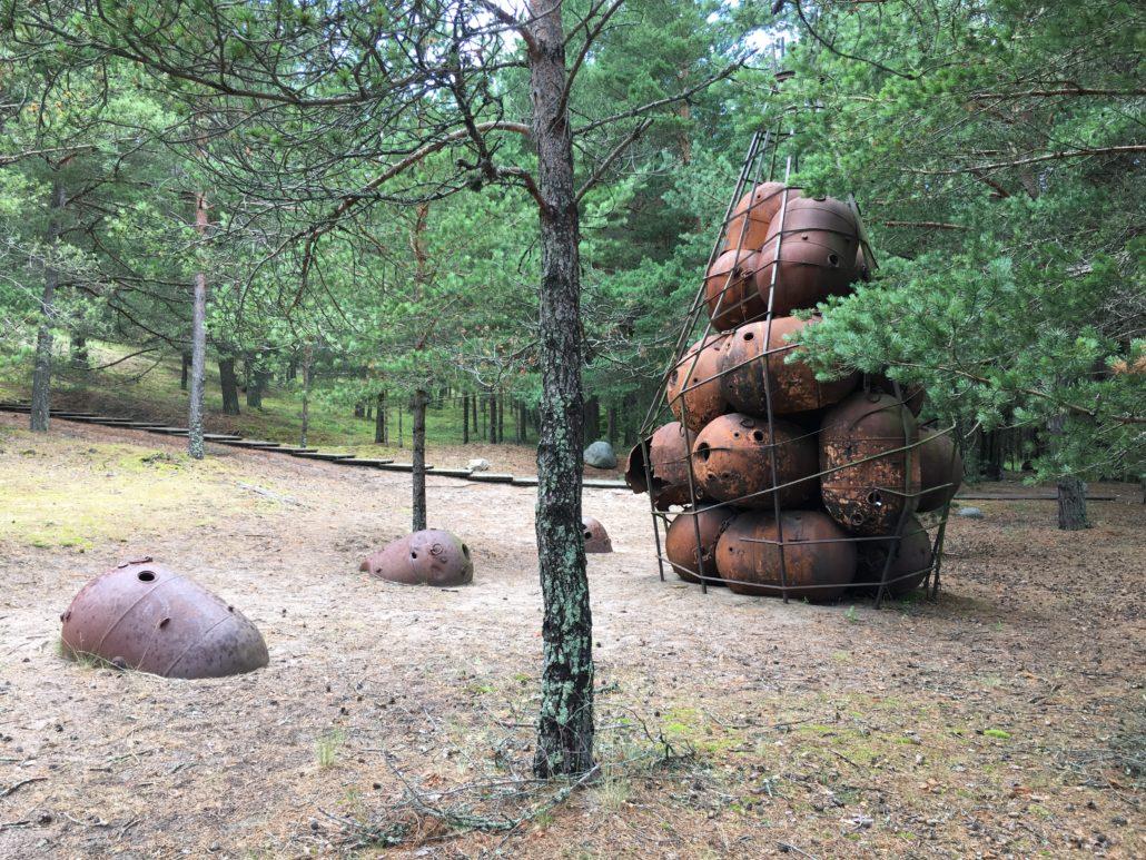 Sailing to Naissaar Island