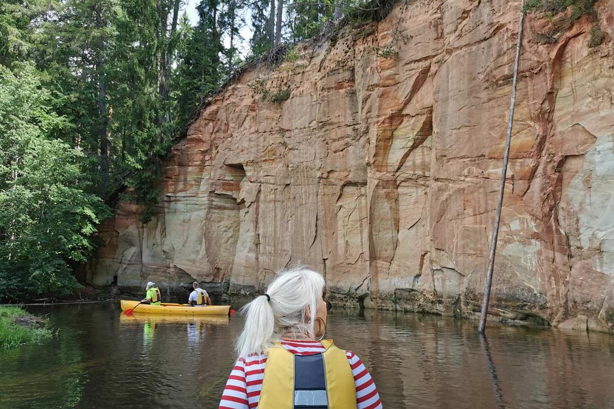 Canoeing on Ahja river!