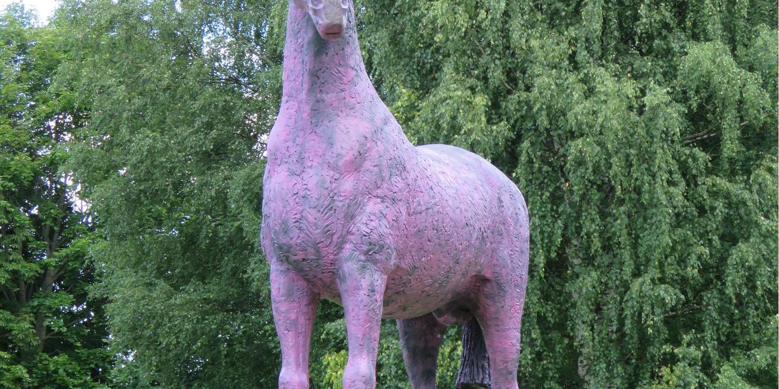 Horse monument in Luunja